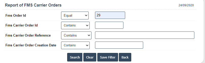 Carrier Orders | Sri Software