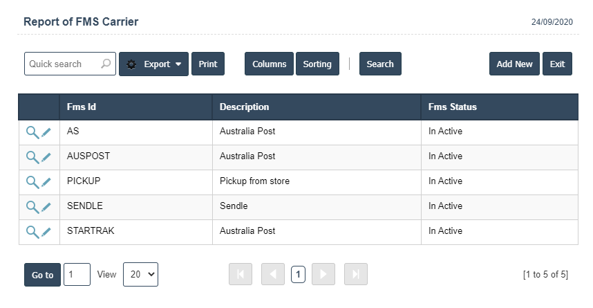 Freight Carriers | Sri Software