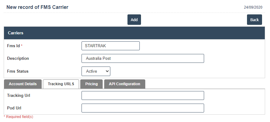Freight Carriers | Sri Software