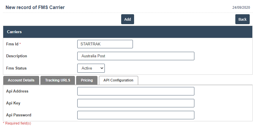 Freight Carriers | Sri Software