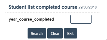 Student List Completed Course | Sri Software