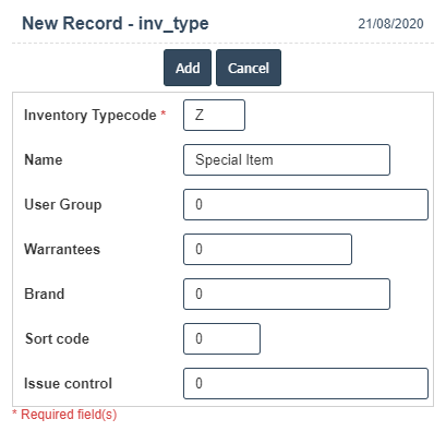 Inventory Types | Sri Software