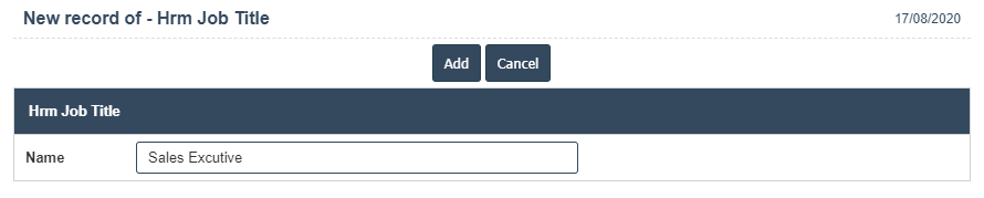 Job Title | Sri Software