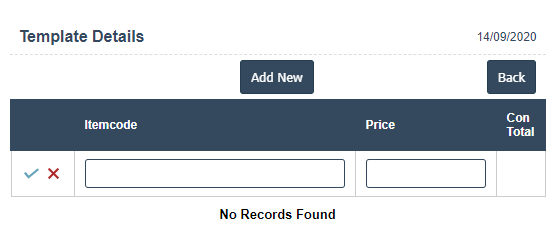 Contract Template Details | Sri Software