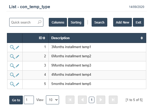 Contract Template Type | Sri Software