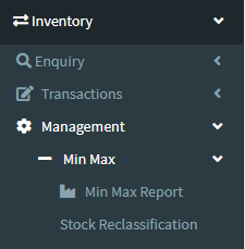 Min Max Reports | Sri Software