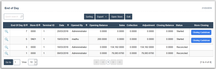 Store Closing Guide | SRI Software